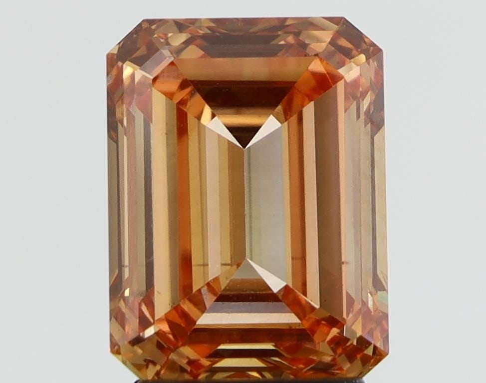 Loose Diamond - EMERALD 3.1ct Fancy Brown VVS2 (1 of 1)