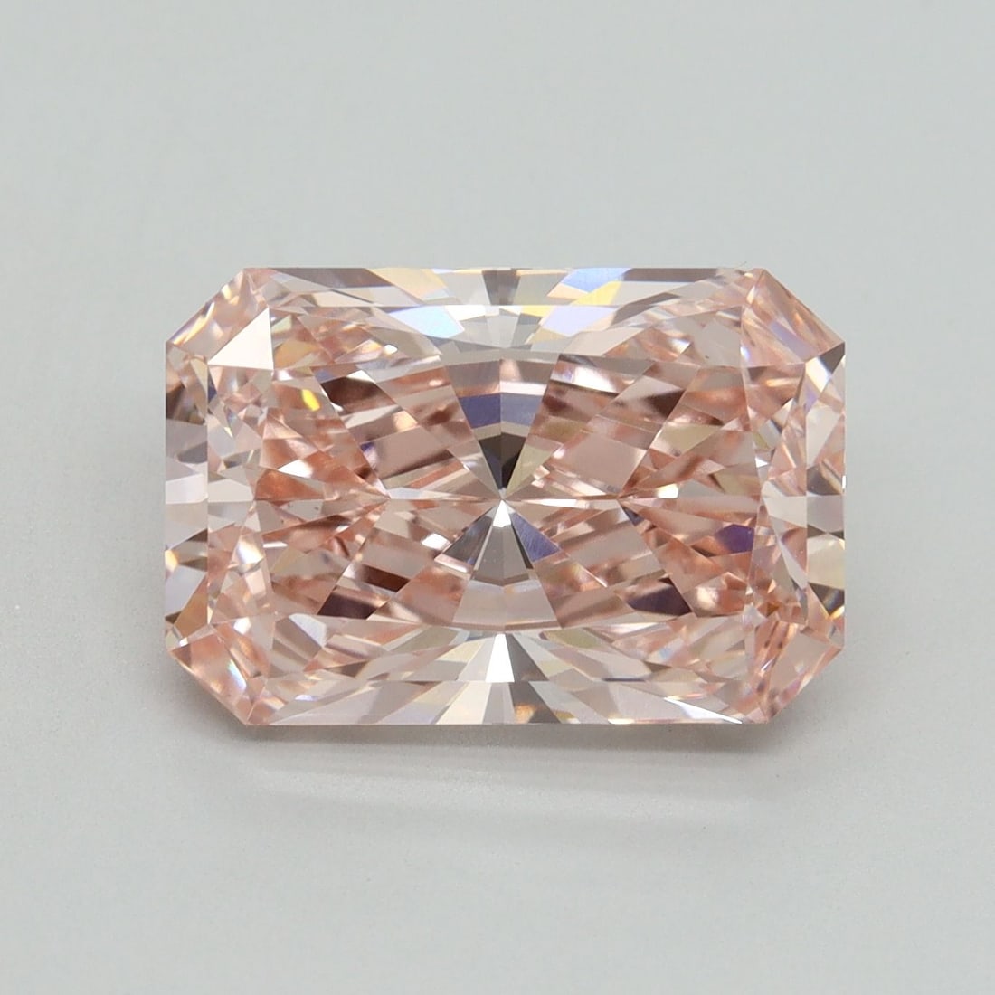 Loose Diamond - RADIANT 5.09ct Fancy Vivid Pink VVS2: Loose Diamond - RADIANT 5.09ct Fancy Vivid Pink VVS2 Source: This is a real non-mined Diamond that has been grown in a lab Shape: RADIANT Carats: 5.09 Color: Fancy Vivid Pink Certification: IGI Video: