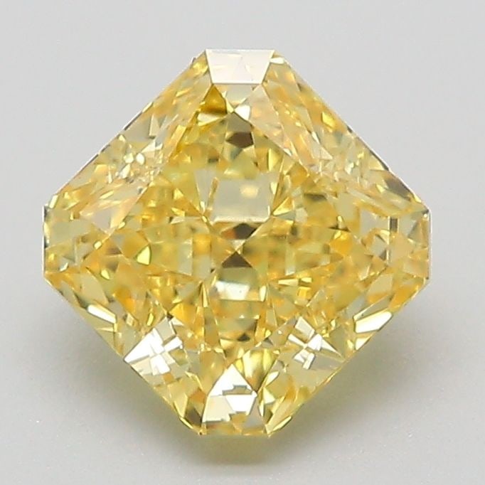 Loose Diamond - SQUARE RADIANT 1.65ct Fancy Intense Yellow VVS2 (1 of 1)