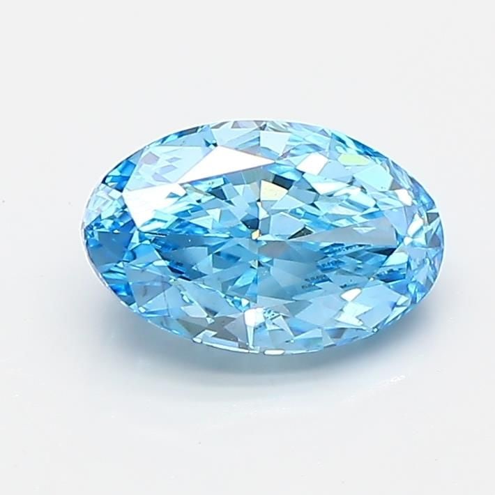 Loose Diamond - OVAL 1.05ct Fancy Vivid Blue VS1: Loose Diamond - OVAL 1.05ct Fancy Vivid Blue VS1 Source: This is a real non-mined Diamond that has been grown in a lab Shape: OVAL Carats: 1.05 Color: Fancy Vivid Blue Certification: IGI Video: