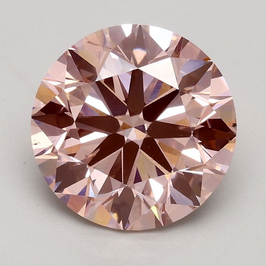 Loose Diamond - ROUND 2.56ct Fancy Intense Pink SI1 (1 of 1)