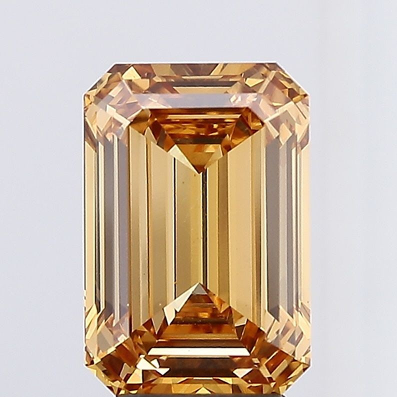 Loose Diamond - EMERALD 5.13ct Fancy Brown VS1 (1 of 1)