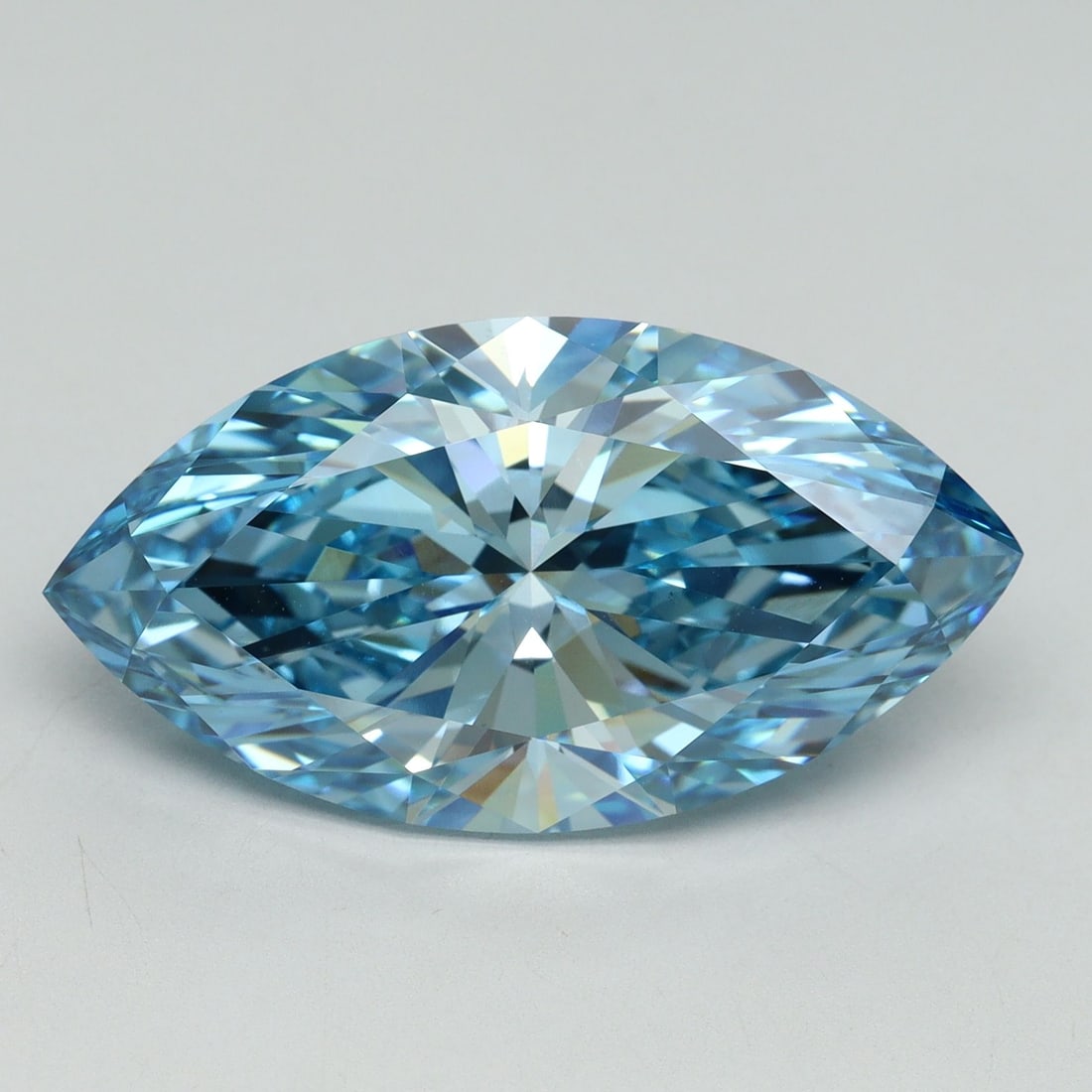 Loose Diamond - MARQUISE 9.13ct Fancy Vivid Blue VS1 (1 of 1)