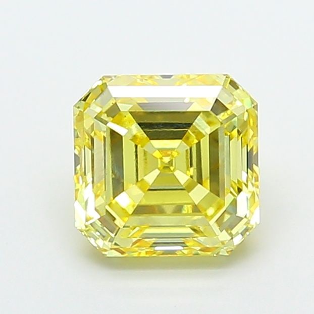 Loose Diamond - ASSCHER 3.05ct Fancy Intense Yellow VS1: Loose Diamond - ASSCHER 3.05ct Fancy Intense Yellow VS1 Source: This is a real non-mined Diamond that has been grown in a lab Shape: ASSCHER Carats: 3.05 Color: Fancy Intense Yellow Certification: IGI