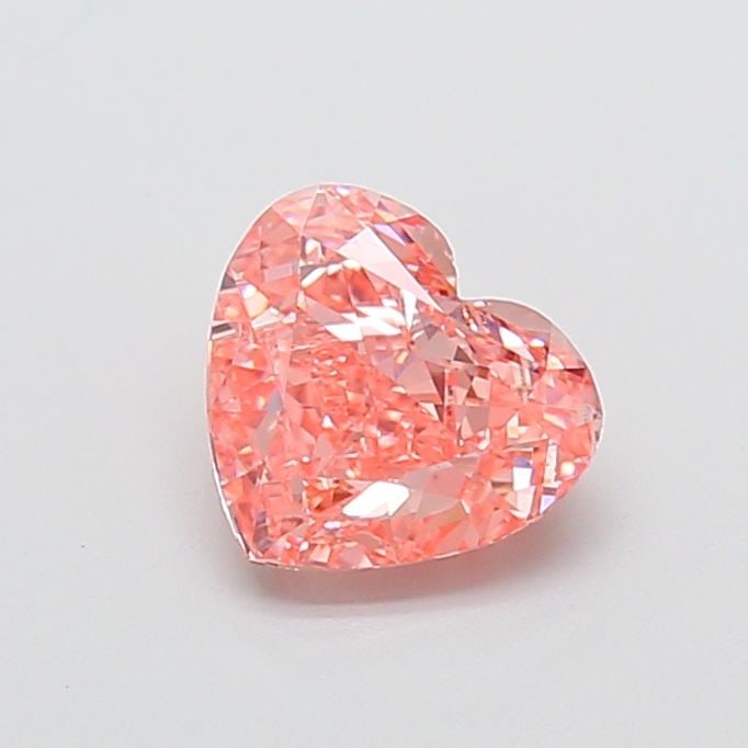 Loose Diamond - HEART 1.38ct Fancy Vivid Pink VS1: Loose Diamond - HEART 1.38ct Fancy Vivid Pink VS1 Source: This is a real non-mined Diamond that has been grown in a lab Shape: HEART Carats: 1.38 Color: Fancy Vivid Pink Certification: IGI Video: