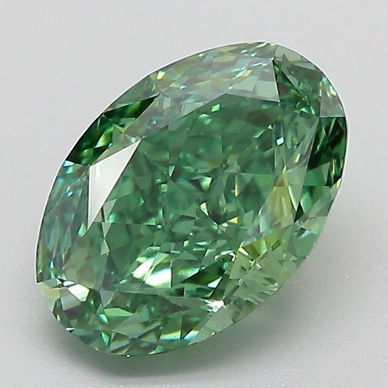 Loose Diamond - OVAL 2.58ct Fancy Vivid Green VS1 (1 of 1)