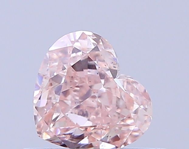 Loose Diamond - HEART 0.57ct Fancy Light Pinkish Brown SI1: Loose Diamond - HEART 0.57ct Fancy Light Pinkish Brown SI1 Source: This is a real non-mined Diamond that has been grown in a lab Shape: HEART Carats: 0.57 Color: Fancy Light Pinkish Brown Certificatio