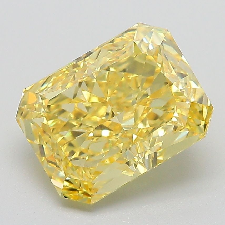 Loose Diamond - RADIANT 3.07ct Fancy Vivid Yellow VS1 (1 of 1)