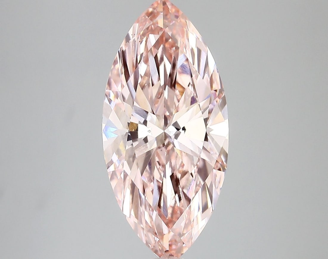 Loose Diamond - MARQUISE 4.03ct Fancy Intense Pink VS1 (1 of 1)