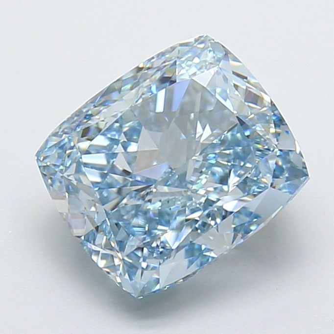 Loose Diamond - CUSHION MODIFIED 4.53ct Fancy Vivid Blue VVS2 (1 of 1)