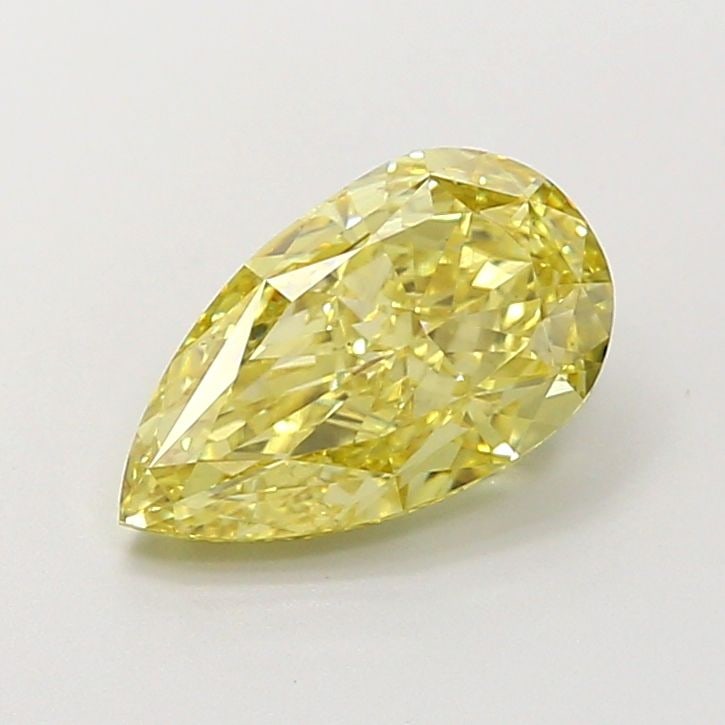 Loose Diamond - PEAR 1.55ct Fancy Vivid Yellow VVS2: Loose Diamond - PEAR 1.55ct Fancy Vivid Yellow VVS2 Source: This is a real non-mined Diamond that has been grown in a lab Shape: PEAR Carats: 1.55 Color: Fancy Vivid Yellow Certification: IGI Video: