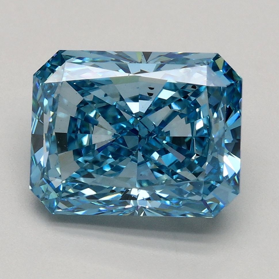 Loose Diamond - RADIANT 2.7ct Fancy Vivid Blue VS2 (1 of 1)