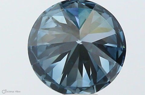 Loose Diamond - ROUND 0.6ct Fancy Vivid Blue IF (1 of 1)