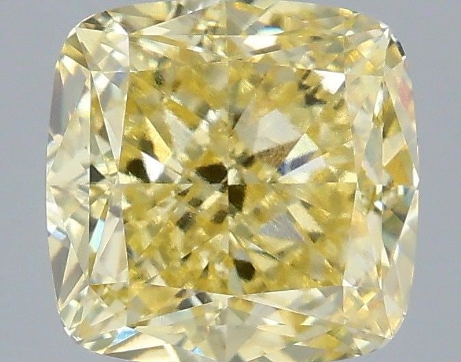 Loose Diamond - CUSHION MODIFIED 3.1ct Fancy Intense Yellow VS1: Loose Diamond - CUSHION MODIFIED 3.1ct Fancy Intense Yellow VS1 Source: This is a real non-mined Diamond that has been grown in a lab Shape: CUSHION MODIFIED Carats: 3.1 Color: Fancy Intense Yellow Ce
