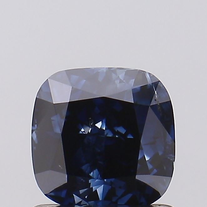 Loose Diamond - CUSHION BRILLIANT 1.06ct Fancy Deep Blue I3 (1 of 1)