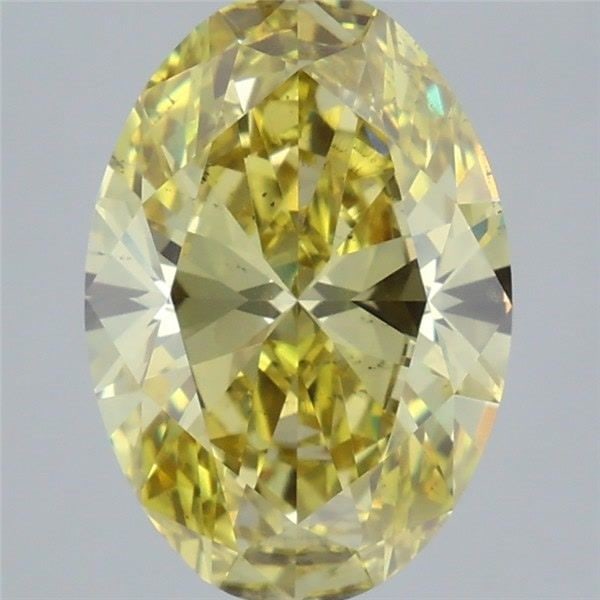 Loose Diamond - OVAL 3.7ct Fancy Intense Yellow SI1: Loose Diamond - OVAL 3.7ct Fancy Intense Yellow SI1 Source: This is a real non-mined Diamond that has been grown in a lab Shape: OVAL Carats: 3.7 Color: Fancy Intense Yellow Certification: IGI Video: