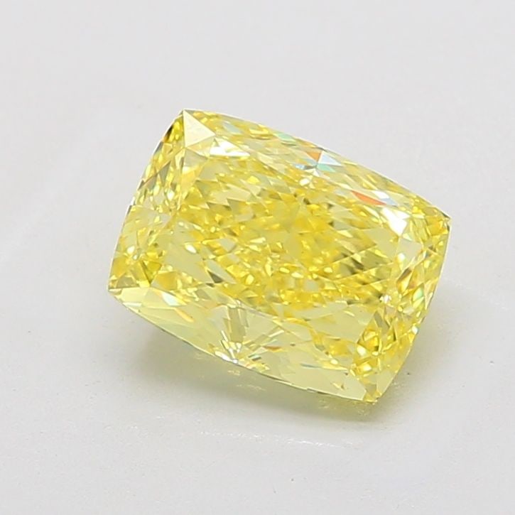 Loose Diamond - CUSHION MODIFIED 3.53ct Fancy Vivid Yellow VS1: Loose Diamond - CUSHION MODIFIED 3.53ct Fancy Vivid Yellow VS1 Source: This is a real non-mined Diamond that has been grown in a lab Shape: CUSHION MODIFIED Carats: 3.53 Color: Fancy Vivid Yellow Cert
