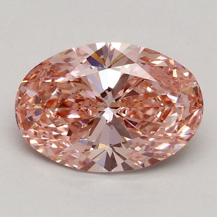 Loose Diamond - OVAL 1.74ct Fancy Intense Pink SI1: Loose Diamond - OVAL 1.74ct Fancy Intense Pink SI1 Source: This is a real non-mined Diamond that has been grown in a lab Shape: OVAL Carats: 1.74 Color: Fancy Intense Pink Certification: IGI Video: