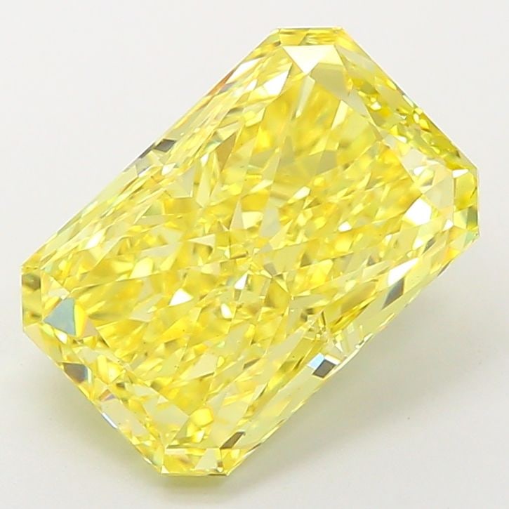 Loose Diamond - RADIANT 5.06ct Fancy Vivid Yellow VS1: Loose Diamond - RADIANT 5.06ct Fancy Vivid Yellow VS1 Source: This is a real non-mined Diamond that has been grown in a lab Shape: RADIANT Carats: 5.06 Color: Fancy Vivid Yellow Certification: IGI Vid