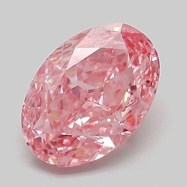 Loose Diamond - OVAL 2.09ct Fancy Vivid Pink VVS2: Loose Diamond - OVAL 2.09ct Fancy Vivid Pink VVS2 Source: This is a real non-mined Diamond that has been grown in a lab Shape: OVAL Carats: 2.09 Color: Fancy Vivid Pink Certification: IGI Video: