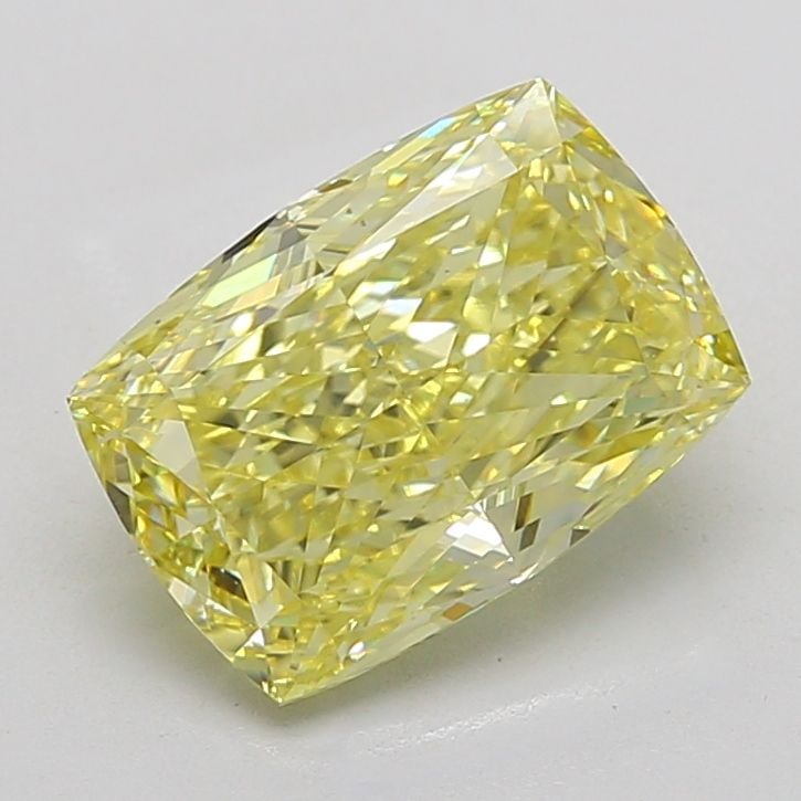 Loose Diamond - CUSHION MODIFIED 6.04ct Fancy Intense Yellow VVS2 (1 of 1)