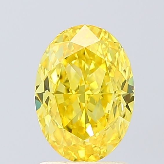 Loose Diamond - OVAL 1.72ct Fancy Vivid Yellow VS1: Loose Diamond - OVAL 1.72ct Fancy Vivid Yellow VS1 Source: This is a real non-mined Diamond that has been grown in a lab Shape: OVAL Carats: 1.72 Color: Fancy Vivid Yellow Certification: IGI Video:
