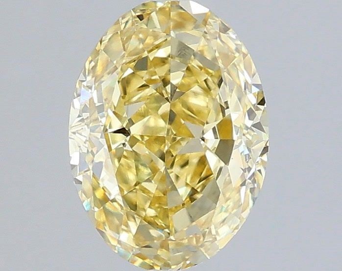 Loose Diamond - OVAL 1.52ct Fancy Intense Yellow VS1: Loose Diamond - OVAL 1.52ct Fancy Intense Yellow VS1 Source: This is a real non-mined Diamond that has been grown in a lab Shape: OVAL Carats: 1.52 Color: Fancy Intense Yellow Certification: IGI Video