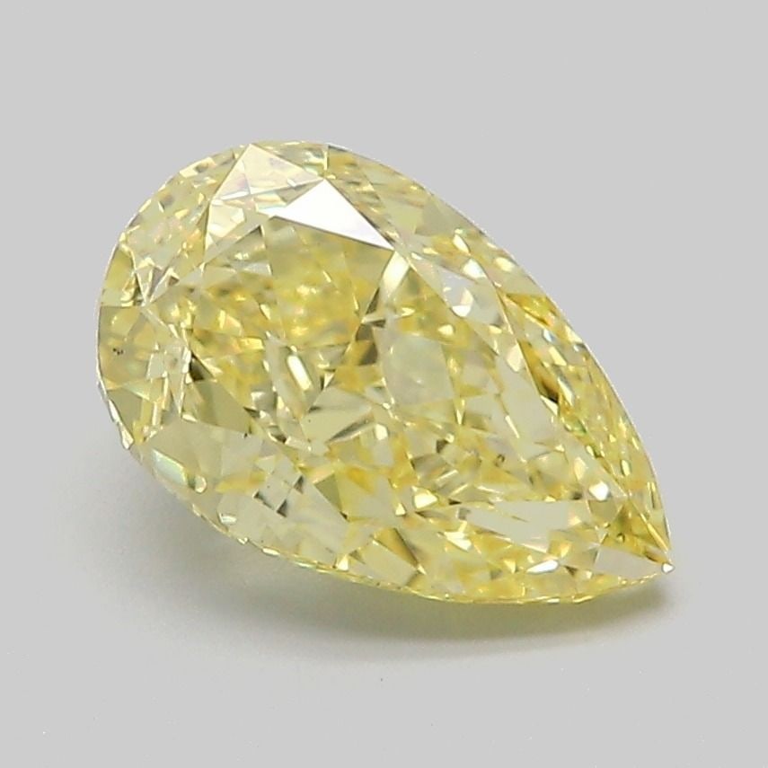 Loose Diamond - PEAR 2.09ct Fancy Intense Yellow VS1: Loose Diamond - PEAR 2.09ct Fancy Intense Yellow VS1 Source: This is a real non-mined Diamond that has been grown in a lab Shape: PEAR Carats: 2.09 Color: Fancy Intense Yellow Certification: IGI Video