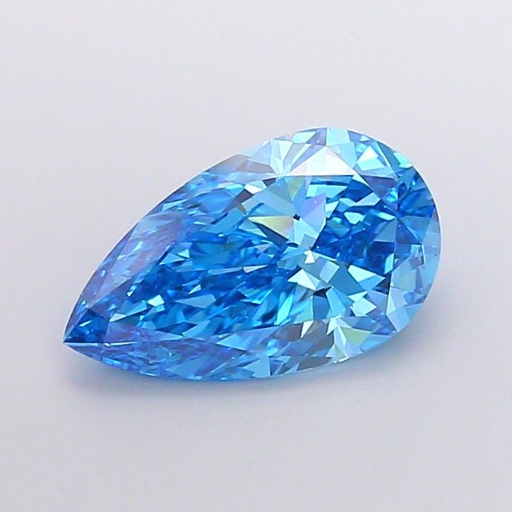 Loose Diamond - PEAR 4.01ct Fancy Vivid Blue VVS2 (1 of 1)