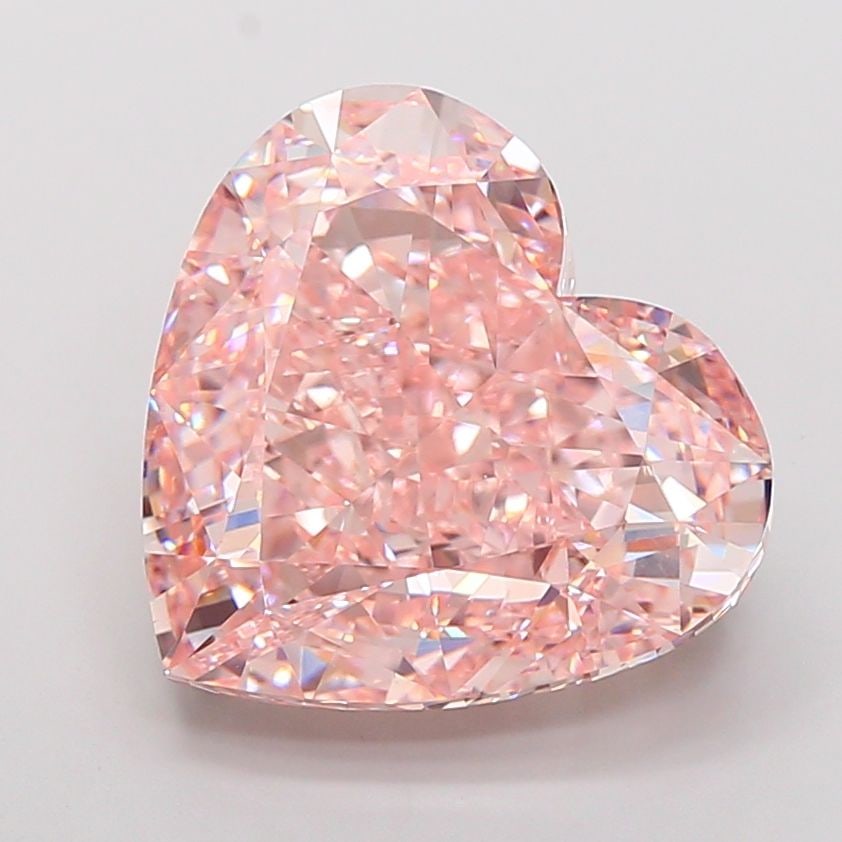 Loose Diamond - HEART 20.12ct Fancy Intense Pink VVS2: Loose Diamond - HEART 20.12ct Fancy Intense Pink VVS2 Source: This is a real non-mined Diamond that has been grown in a lab Shape: HEART Carats: 20.12 Color: Fancy Intense Pink Certification: IGI Vide
