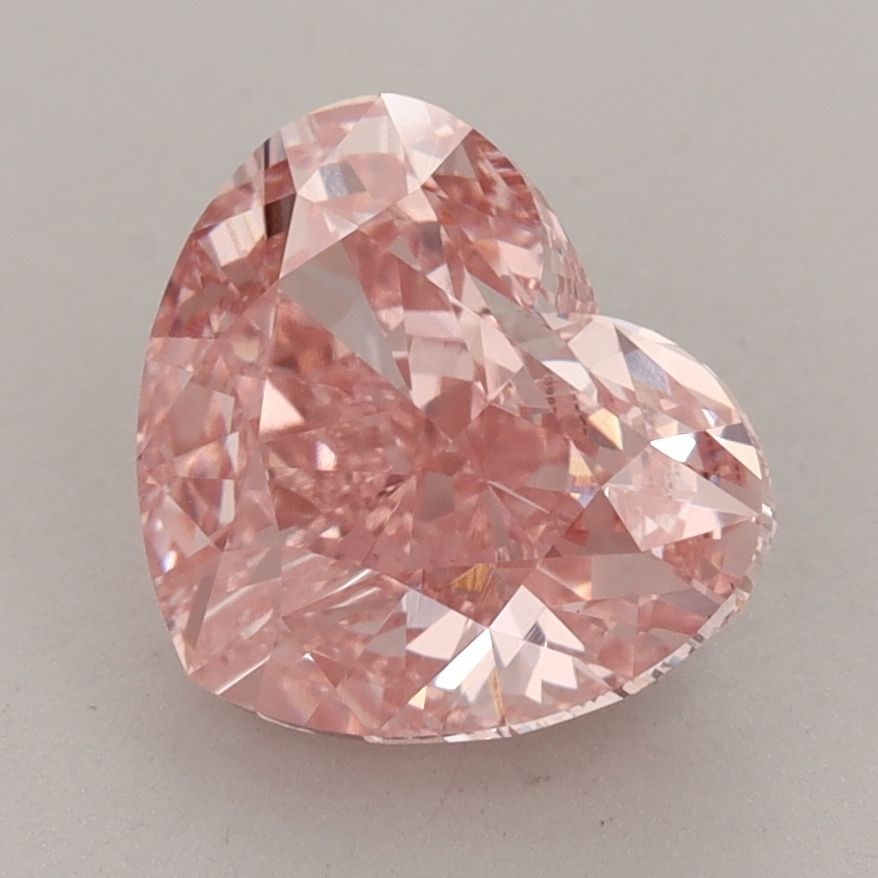 Loose Diamond - HEART 3.45ct Fancy Vivid Pink VS1: Loose Diamond - HEART 3.45ct Fancy Vivid Pink VS1 Source: This is a real non-mined Diamond that has been grown in a lab Shape: HEART Carats: 3.45 Color: Fancy Vivid Pink Certification: IGI Video: