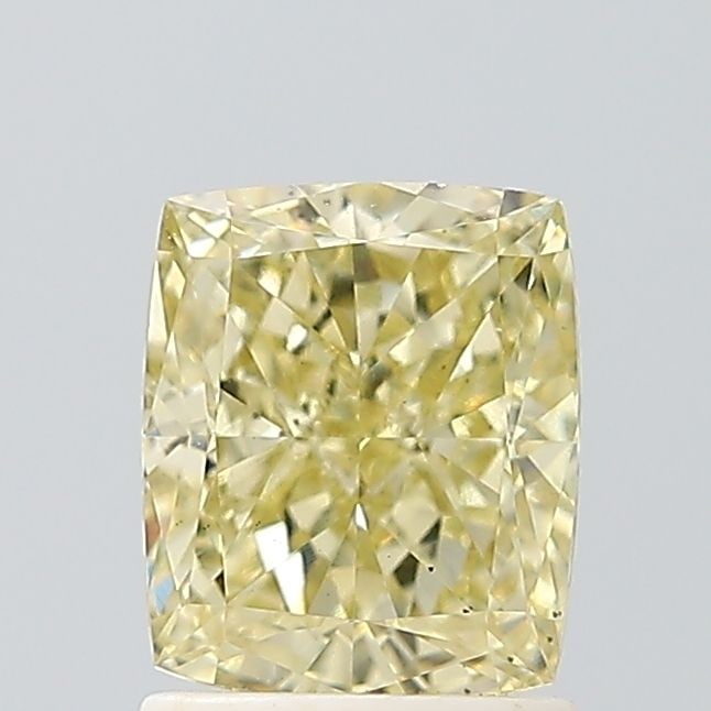 Loose Diamond - CUSHION BRILLIANT 1.6ct Fancy Vivid Yellow VS1: Loose Diamond - CUSHION BRILLIANT 1.6ct Fancy Vivid Yellow VS1 Source: This is a real non-mined Diamond that has been grown in a lab Shape: CUSHION BRILLIANT Carats: 1.6 Color: Fancy Vivid Yellow Cert