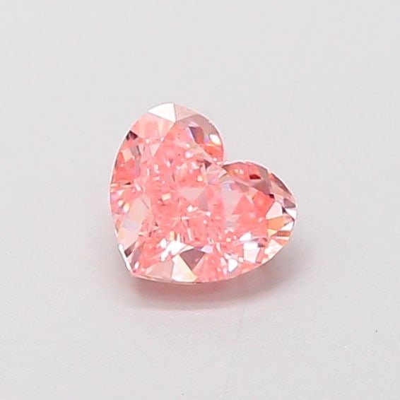 Loose Diamond - HEART 0.38ct Fancy Vivid Pink VS1: Loose Diamond - HEART 0.38ct Fancy Vivid Pink VS1 Source: This is a real non-mined Diamond that has been grown in a lab Shape: HEART Carats: 0.38 Color: Fancy Vivid Pink Certification: IGI The Diamond