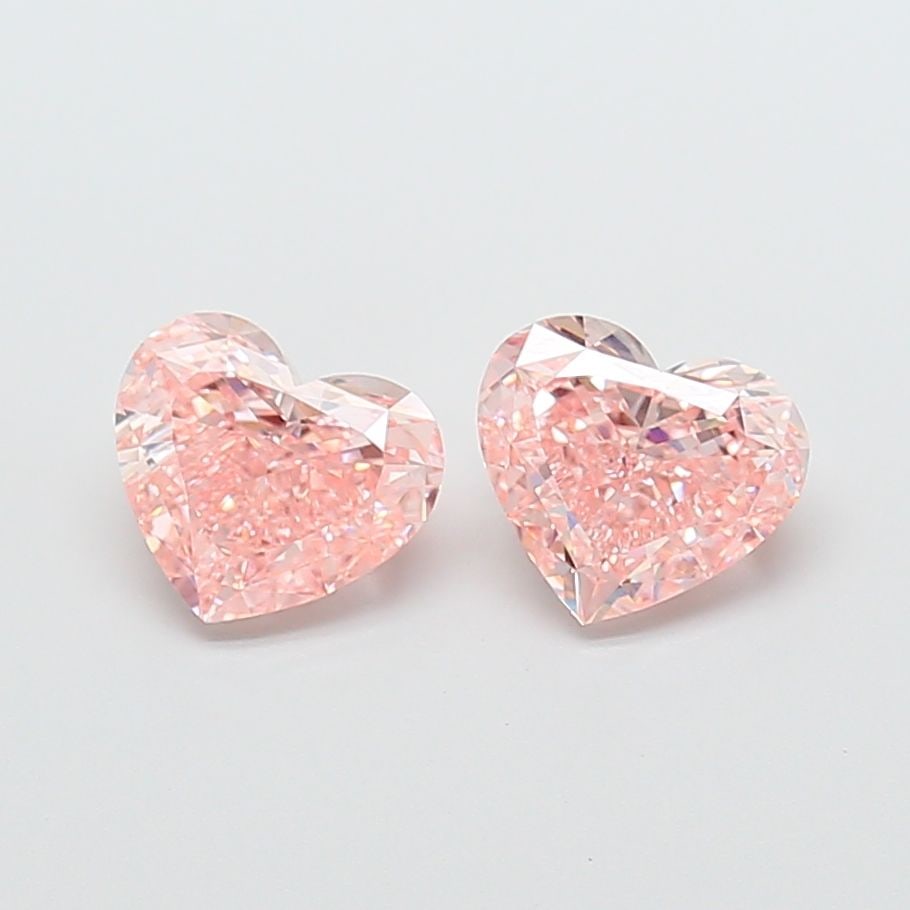 Loose Diamond - HEART 1.43ct Fancy Intense Pink VVS2: Loose Diamond - HEART 1.43ct Fancy Intense Pink VVS2 Source: This is a real non-mined Diamond that has been grown in a lab Shape: HEART Carats: 1.43 Color: Fancy Intense Pink Certification: IGI Video: