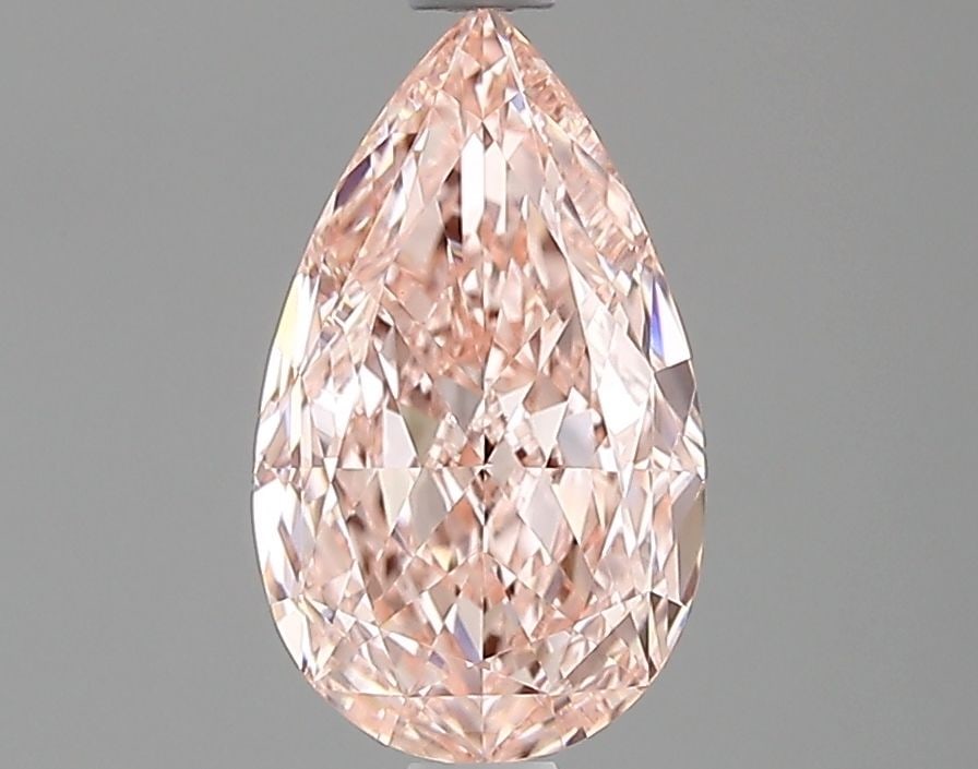 Loose Diamond - PEAR 1.23ct Fancy Vivid Pink VVS2: Loose Diamond - PEAR 1.23ct Fancy Vivid Pink VVS2 Source: This is a real non-mined Diamond that has been grown in a lab Shape: PEAR Carats: 1.23 Color: Fancy Vivid Pink Certification: IGI Video: