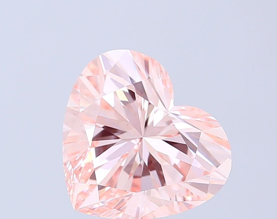 Loose Diamond - HEART 4.0ct Fancy Intense Pink VS1: Loose Diamond - HEART 4.0ct Fancy Intense Pink VS1 Source: This is a real non-mined Diamond that has been grown in a lab Shape: HEART Carats: 4.0 Color: Fancy Intense Pink Certification: IGI Video: