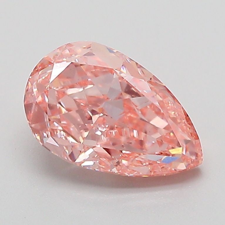 Loose Diamond - PEAR 1.55ct Fancy Vivid Pink VVS2: Loose Diamond - PEAR 1.55ct Fancy Vivid Pink VVS2 Source: This is a real non-mined Diamond that has been grown in a lab Shape: PEAR Carats: 1.55 Color: Fancy Vivid Pink Certification: IGI Video: