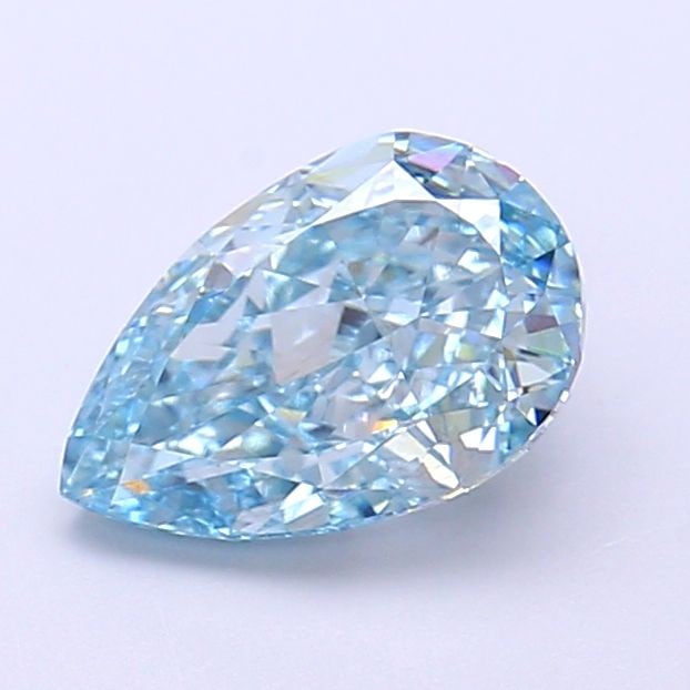 Loose Diamond - PEAR 1.55ct Fancy Vivid Blue VVS2: Loose Diamond - PEAR 1.55ct Fancy Vivid Blue VVS2 Source: This is a real non-mined Diamond that has been grown in a lab Shape: PEAR Carats: 1.55 Color: Fancy Vivid Blue Certification: IGI Video: