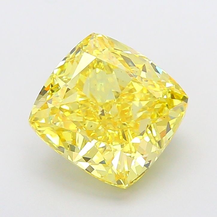 Loose Diamond - CUSHION MODIFIED 5.59ct Fancy Intense Yellow VS1 (1 of 1)