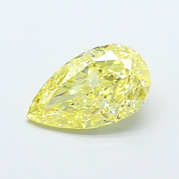 Loose Diamond - PEAR 1.24ct Fancy Intense Yellow VVS2: Loose Diamond - PEAR 1.24ct Fancy Intense Yellow VVS2 Source: This is a real non-mined Diamond that has been grown in a lab Shape: PEAR Carats: 1.24 Color: Fancy Intense Yellow Certification: IGI Vide