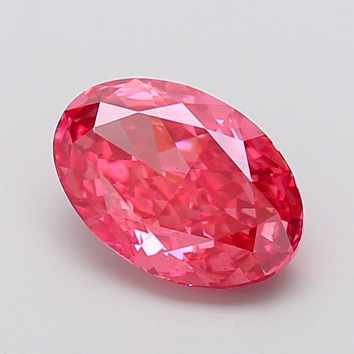 Loose Diamond - OVAL 3.55ct Fancy Vivid Pink VS2: Loose Diamond - OVAL 3.55ct Fancy Vivid Pink VS2 Source: This is a real non-mined Diamond that has been grown in a lab Shape: OVAL Carats: 3.55 Color: Fancy Vivid Pink Certification: NONE Video: