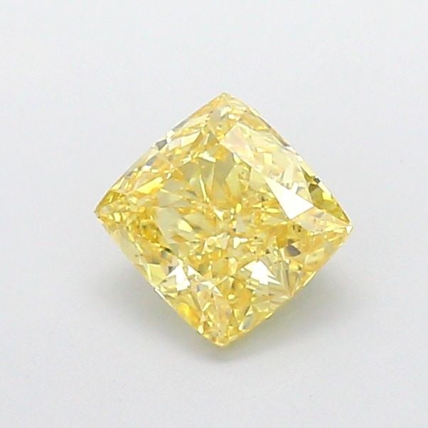 Loose Diamond - CUSHION MODIFIED 1.1ct Fancy Intense Yellow VS1: Loose Diamond - CUSHION MODIFIED 1.1ct Fancy Intense Yellow VS1 Source: This is a real non-mined Diamond that has been grown in a lab Shape: CUSHION MODIFIED Carats: 1.1 Color: Fancy Intense Yellow Ce