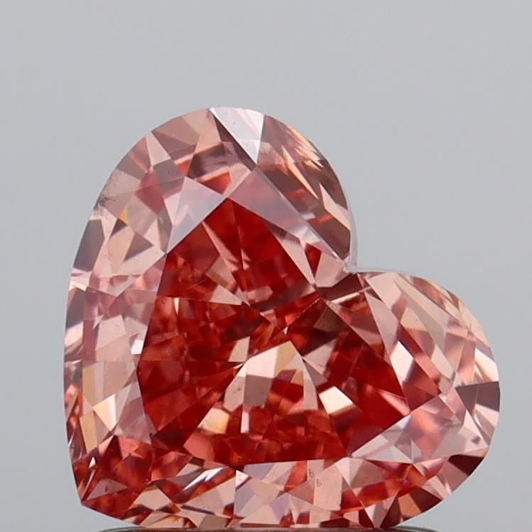 Loose Diamond - HEART 1.08ct Fancy Brown Pink VS1 (1 of 1)