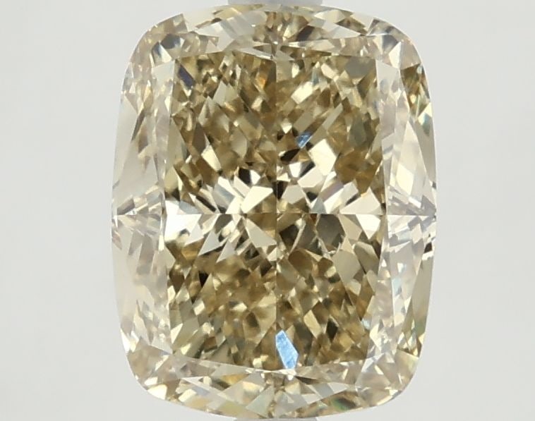 Loose Diamond - CUSHION BRILLIANT 3.24ct Fancy Vivid Yellow VS1 (1 of 1)