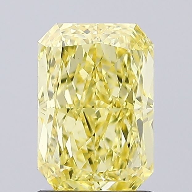 Loose Diamond - RADIANT 1.4ct Fancy Intense Yellow VS1: Loose Diamond - RADIANT 1.4ct Fancy Intense Yellow VS1 Source: This is a real non-mined Diamond that has been grown in a lab Shape: RADIANT Carats: 1.4 Color: Fancy Intense Yellow Certification: IGI V