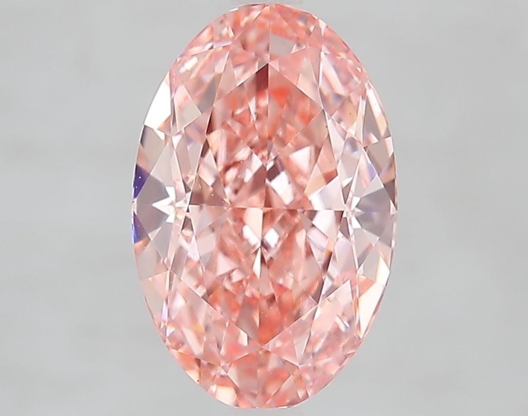 Loose Diamond - OVAL 3.43ct Fancy Vivid Pink VVS2: Loose Diamond - OVAL 3.43ct Fancy Vivid Pink VVS2 Source: This is a real non-mined Diamond that has been grown in a lab Shape: OVAL Carats: 3.43 Color: Fancy Vivid Pink Certification: IGI Video: