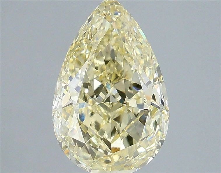 Loose Diamond - PEAR 2.51ct Fancy Intense Yellow VS1: Loose Diamond - PEAR 2.51ct Fancy Intense Yellow VS1 Source: This is a real non-mined Diamond that has been grown in a lab Shape: PEAR Carats: 2.51 Color: Fancy Intense Yellow Certification: IGI Video