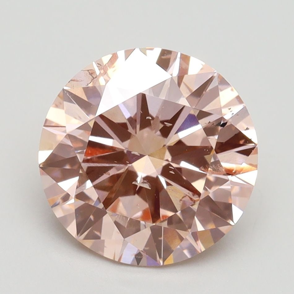 Loose Diamond - ROUND 3.01ct Fancy Intense Pink SI2 (1 of 1)