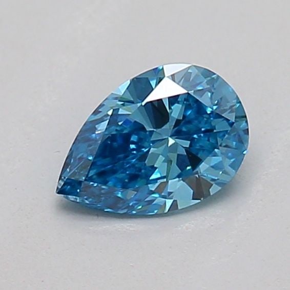 Loose Diamond - PEAR 0.26ct Fancy Vivid Blue VS1: Loose Diamond - PEAR 0.26ct Fancy Vivid Blue VS1 Source: This is a real non-mined Diamond that has been grown in a lab Shape: PEAR Carats: 0.26 Color: Fancy Vivid Blue Certification: IGI The Diamond D
