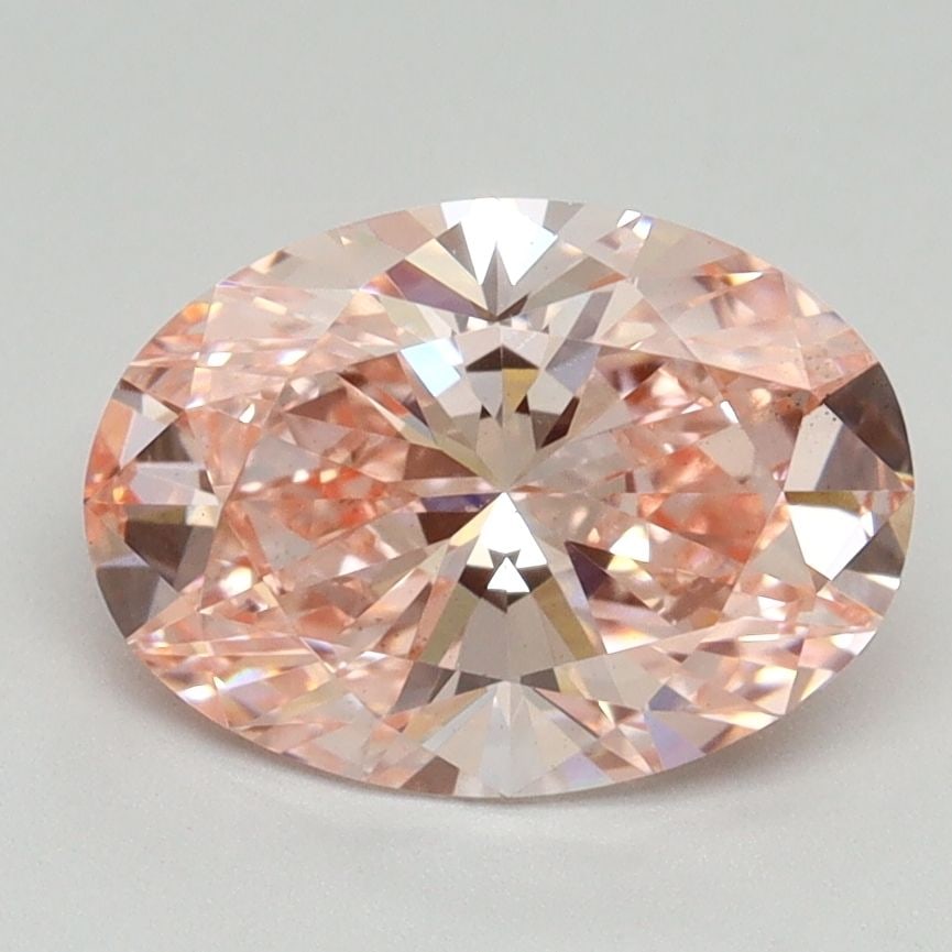 Loose Diamond - OVAL 2.07ct Fancy Vivid Pink VS1: Loose Diamond - OVAL 2.07ct Fancy Vivid Pink VS1 Source: This is a real non-mined Diamond that has been grown in a lab Shape: OVAL Carats: 2.07 Color: Fancy Vivid Pink Certification: IGI Video: